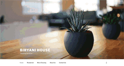 Desktop Screenshot of biryani-house.com